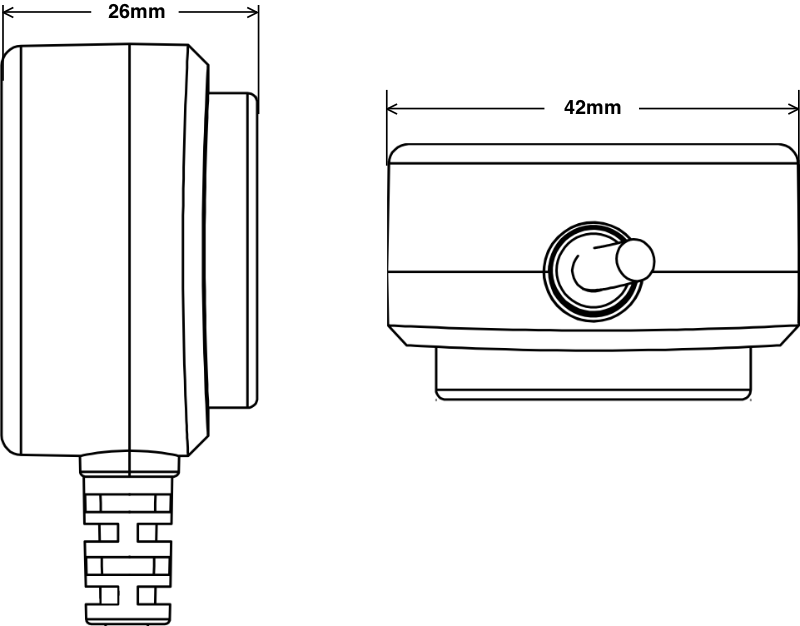 OP-485-IEC Dimension